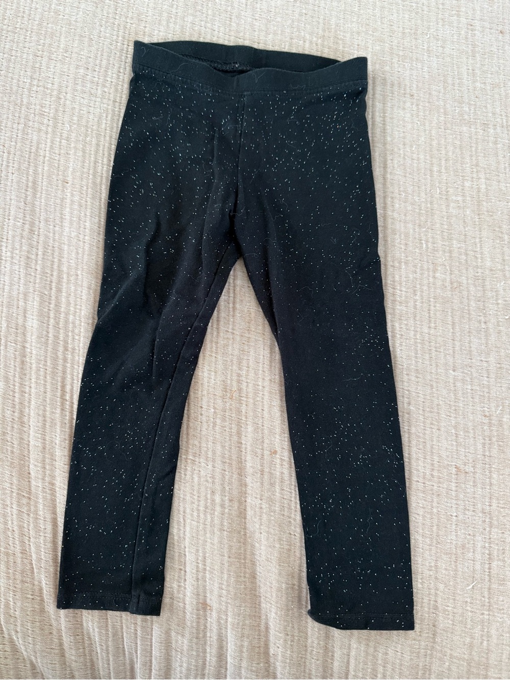 Cat & Jack Black Glitter Leggings
